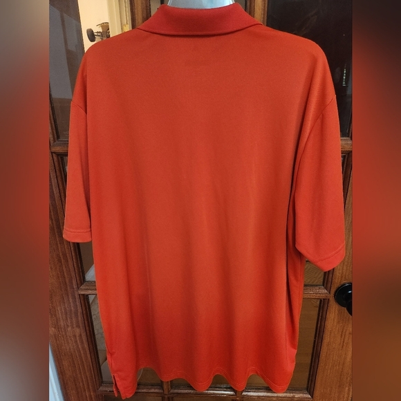 Adidas Men's Polo Shirt in Vibrant Orange - Picture 2 of 4